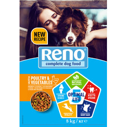 Reno OPTIMAL LIFE 5 Poultry & Vegetables - Сухой корм для собак