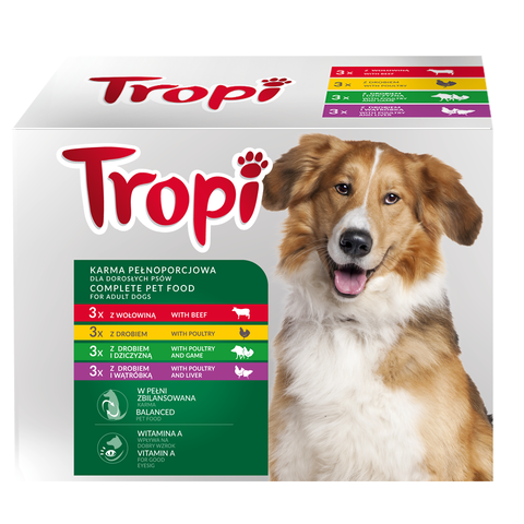 Tropi Beef,Poultry,Game,Liver - Лакомства для собак