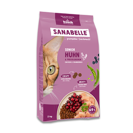 Санабель Сеніор Курка із журавлиною -> відкрити велике зображення Sanabelle Senior chicken & cranberries - Сухий корм для кішок