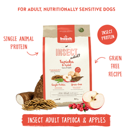 Bosch Insect Adult Tapioca & Apples - Сухой корм для собак