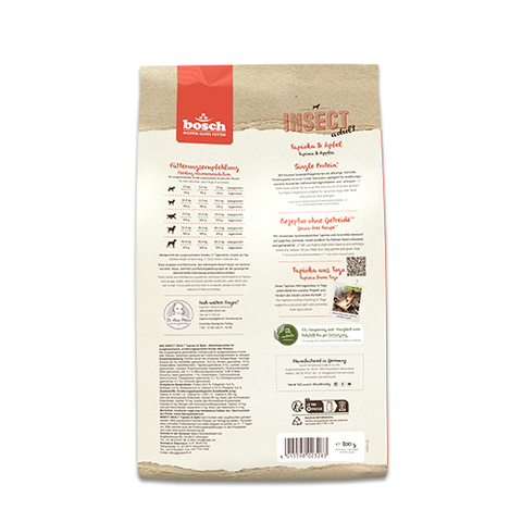 Bosch Insect Adult Tapioca & Apples - Сухой корм для собак