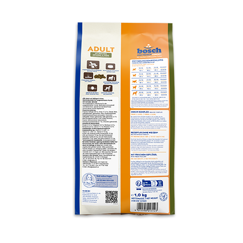 Bosch Adult with poultry & millet - Сухой корм для собак
