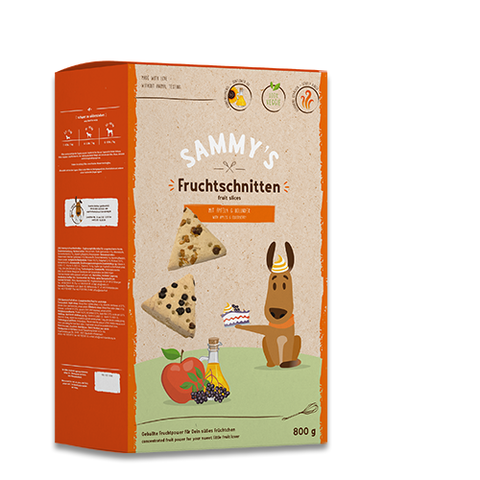 Бош Лакомство Sammy`s Фруктовые слайсы -> смотреть большое фото Bosch Sammy's fruit slices - Лакомства для собак