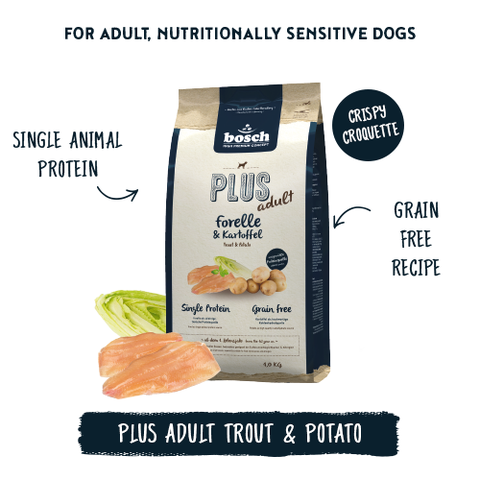 Bosch Adult with trout & potato - Сухой корм для собак