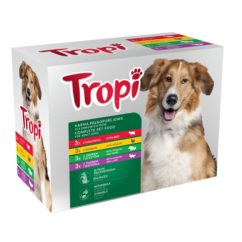 Tropi Beef,Poultry,Game,Liver - Лакомства для собак