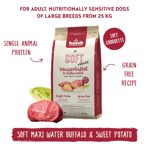 Bosch Maxi water buffalo & sweet potato - Сухой корм для собак